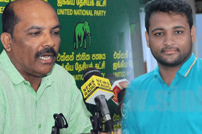 එජාප මහලේකම් රංගේ බණ්ඩාරගේ පුත්‍රයා අත්අඩංගුවට !