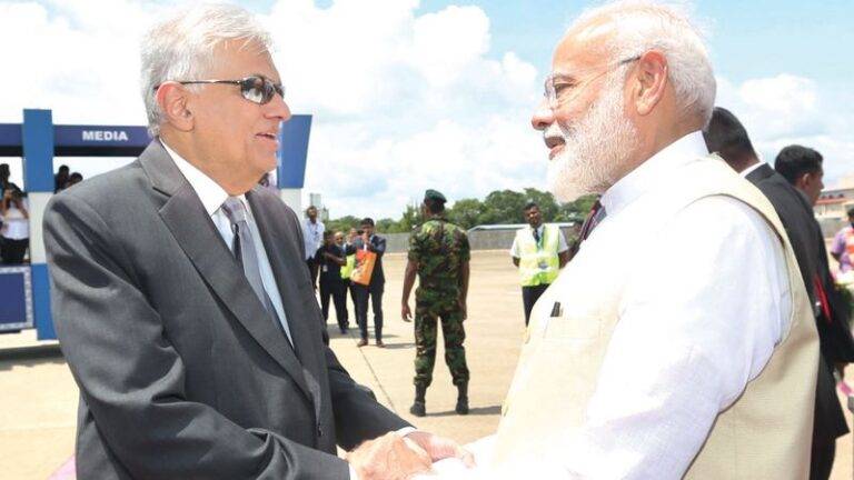 මෝදිට ජනපති රනිල්ගෙන් සුබ පැතුම්!