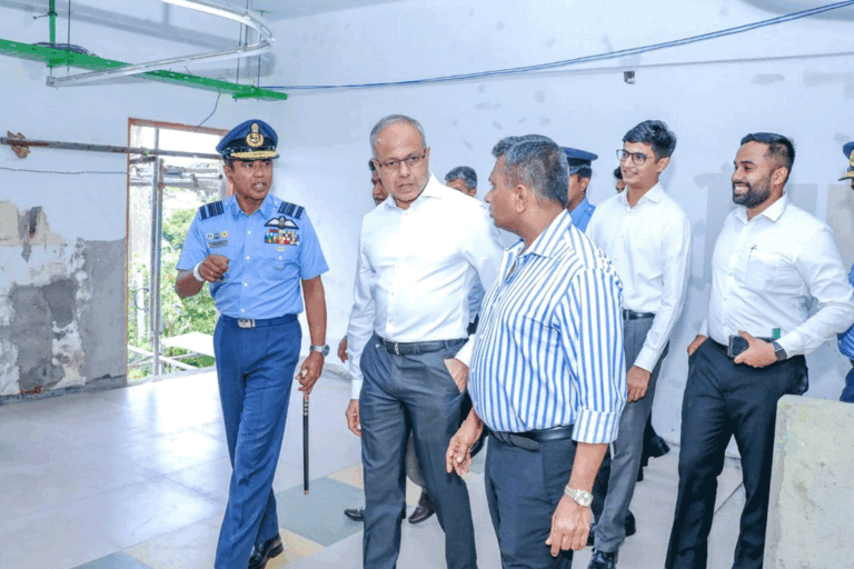 කතරගම දේවාලයේ මුදලින් අපේක්ෂා රෝහලේ හැදෙන නව සිව් මහල් ළමා වාට්ටු සංකීර්ණයේ කටයුතු සාගලගේ නිරීක්ෂණයට