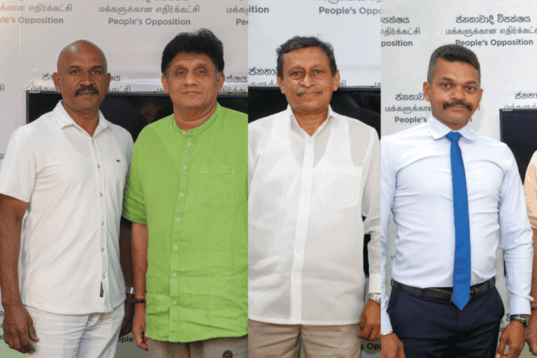ශ්‍රී ලංකා නිදහස් පක්ෂයේ තවත් සංවිධායකයින් තිදෙනෙකු සහ ලංකා කම්කරු කොංග්‍රසයේ ජ්‍යෙෂ්ඨයකු සමගි ජන බලවේගයට