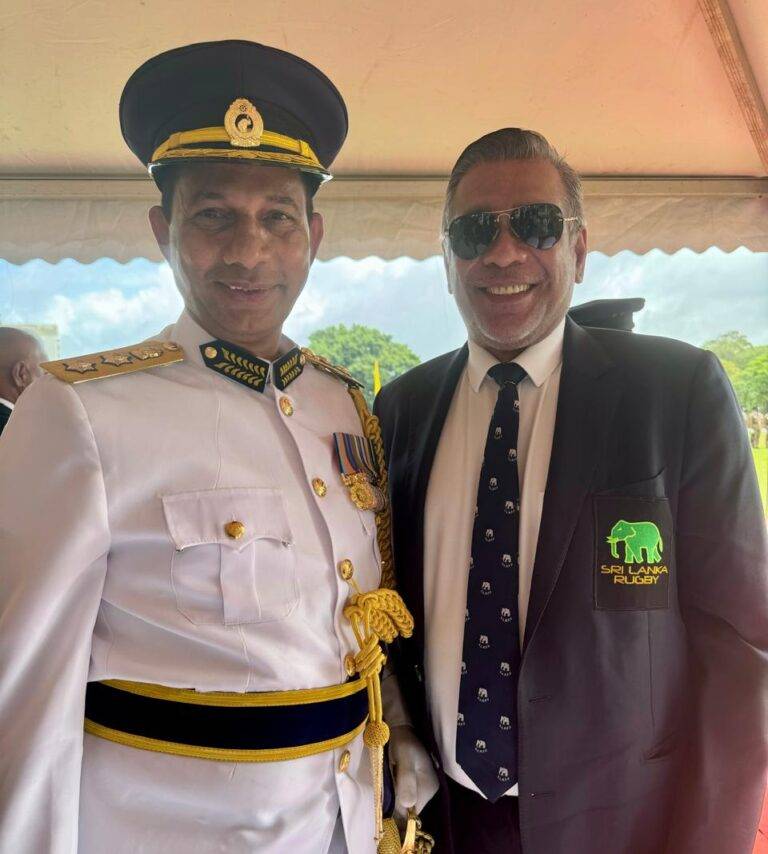 හිටපු රග්බි සභාපති ඉල්ලියාස් විශ්‍රාමික ජ්‍යෙෂඨ පොලිස් අධිකාරී නෙරංජන්ගේ ගුණ වයයි