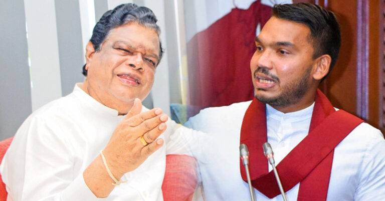 බන්දුල නාමල්ට එරෙහිව පොලිසි ගියේ නැතිලු