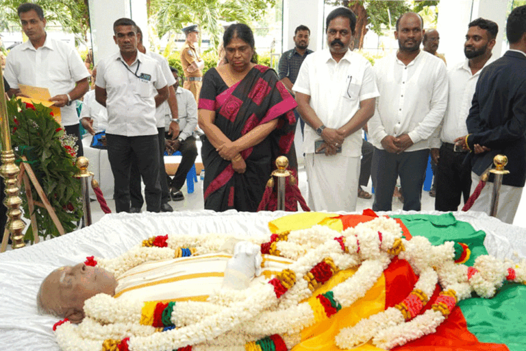 අභාවප්‍රාප්ත ආර්. සම්බන්ධන් මහතාගේ දේහය යාපනයට
