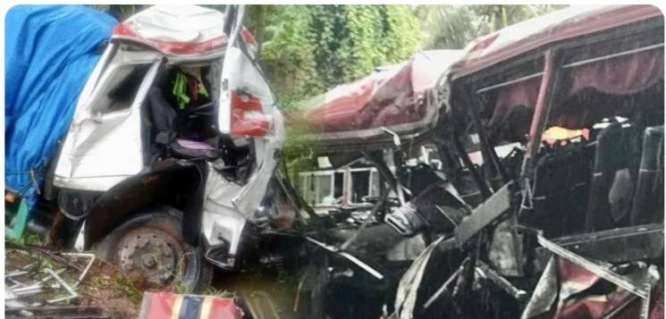 25 ක් රෝහලට යැවූ ලොරි – බස් අනතුර!