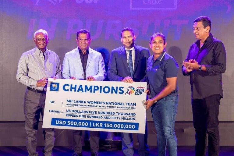 ආසියානු කුසලානය වෙනුවෙන් ඩොලර් ලක්ෂ පහක්