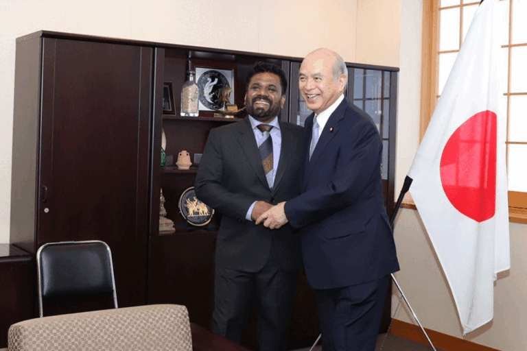 අනුර ජපානයේ විදේශ කටයුතු රාජ්‍ය අමාත්‍යවරයා හමුවෙයි