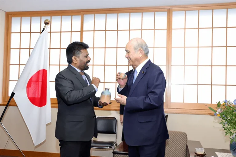 NPP නායක ජපන් විදේශ රාජ්‍ය ඇමති හමුවෙයි