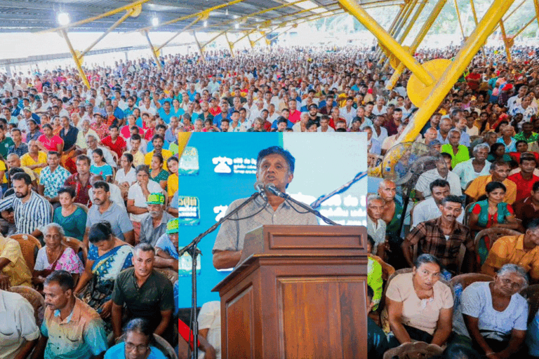 ආණ්ඩුක්‍රම ව්‍යවස්ථාවට ගරු කරන්න බැරි නම් වහාම ඉල්ලා අස්වෙන්න – මොනරාගල දැවැන්ත රැලියේදී සජිත් ජනපතිට කියයි (VIDEO)
