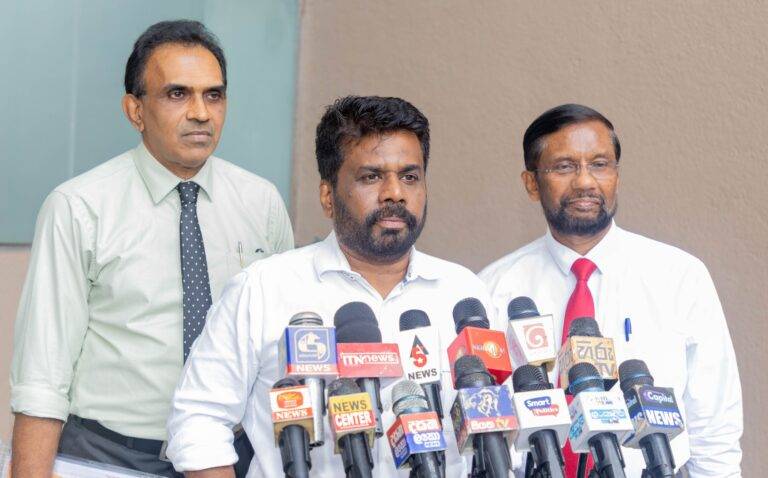 (VIDEO):පොහොට්ටුවවත්,සමඟියවත්,රනිල්වත් අපිට අභියෝගයක් නෙවෙයි – AKD