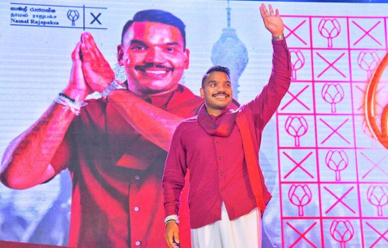 විරැකියාව තනි ඉලක්කමකට ගේනවා. ඒක පුද්ගල ආදායම දෙගුණ කරනවා – නාමල් රාජපක්ෂ
