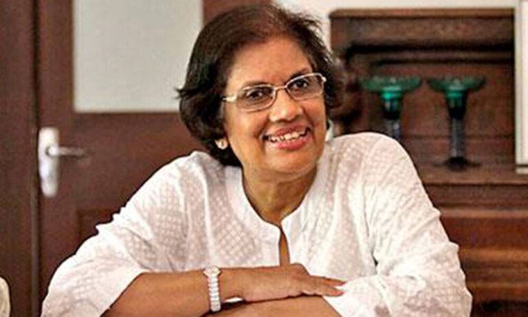 හිටපු ජනාධිපතිනි චන්ද්‍රිකාගේ සහය කාටද?