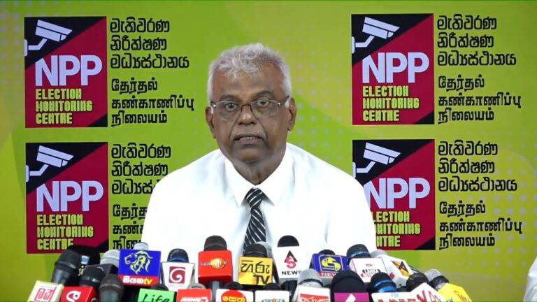 ජනතාවට අවශ්‍ය නිදහස් හා සාධාරණ, සාමකාමී මැතිවරණයක්. අපි ඒ වෙනුවෙන් කැප වී සිටිනවා!