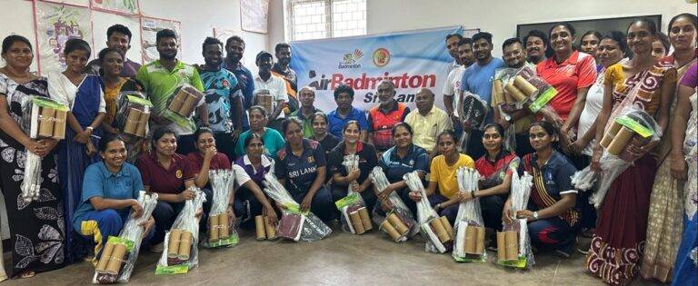 මාතලේ පාසල් පනහකට එයාර් බැඩිමින්ටන්
