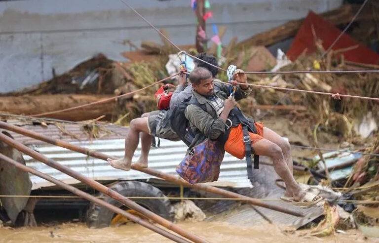 නේපාලයට බලපෑ ගංවතුර හේතුවෙන් මියගිය සංඛ්‍යාව 120 දක්වා ඉහළට