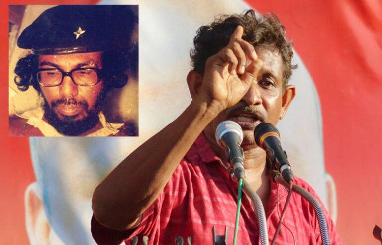විජේවීරව පණපිටින් ආදාහනාගාරයට විසිකරපු ගහලයා එක්ක අද මාලිමාව එකට වේදිකාවේ ලගිනවා. ලැජ්ජයි හිරිකිතයි අනුර ! – ඉන්ද්‍රානන්ද