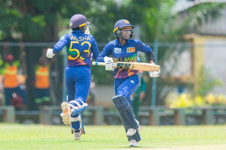 බංගලාදේශයට එරෙහිව පළමු ජය වාර්තා කරන්නට ශ්‍රී ලංකා ක්‍රීඩිකාවෝ සමත් වෙති