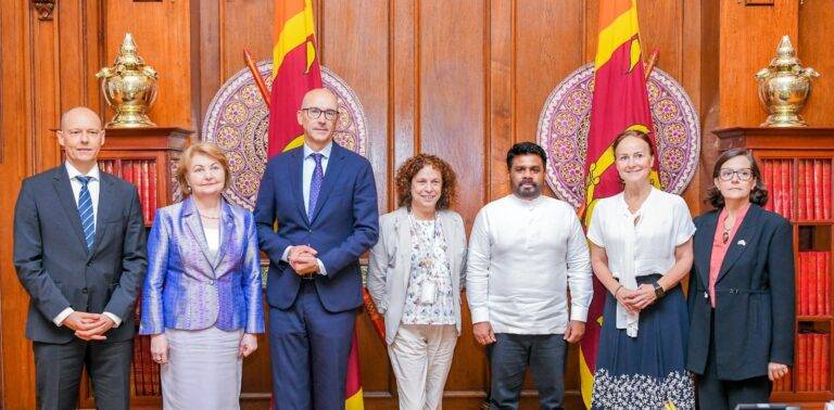 යුරෝපා සංගම් නියෝජිතයින් හා ජනපති අතර හමුවක්. ආරක්ෂාව තහවුරුයි ජනපතිගෙන් සහතිකයක්!