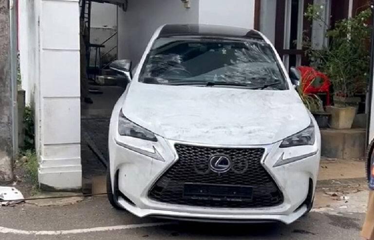 ලොහාන්ගේ බිරිඳට අයත් නිවසකින් සුඛෝපභෝගී වාහනයක් අත්අඩංගුවට !