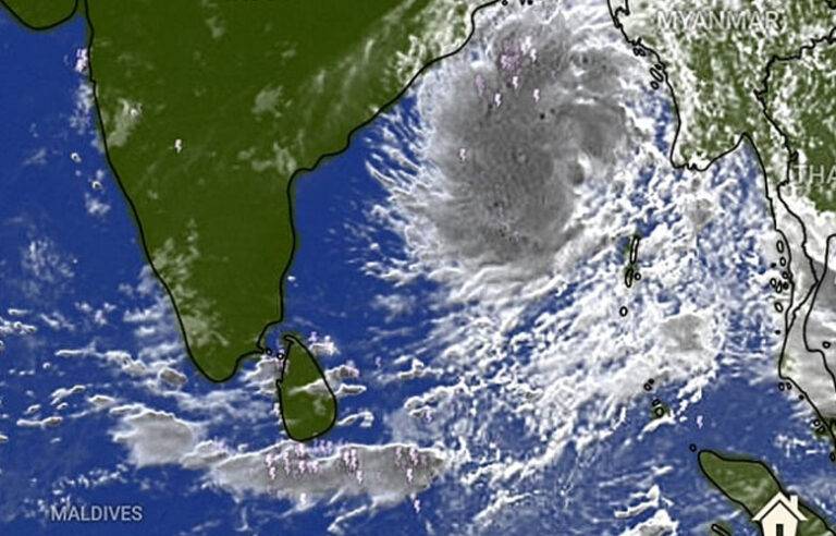 අද දවසේ මි.මී. 75 ට වැඩි තද වැසි ලැබෙන ප්‍රදේශ