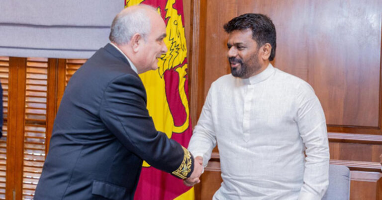 ජනපති හමු වූ රුසියානු තානාපති Levan!