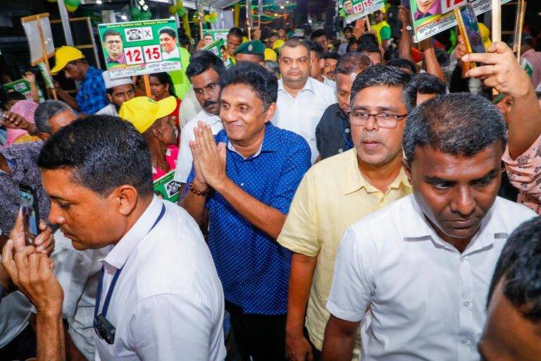 (VIDEO)ප්‍රජාතන්ත්‍රවාදීව සාමකාමීව ජනතාවගේ මතය ප්‍රකාශ කිරිමට ඉඩ දෙන්න – සජිත්