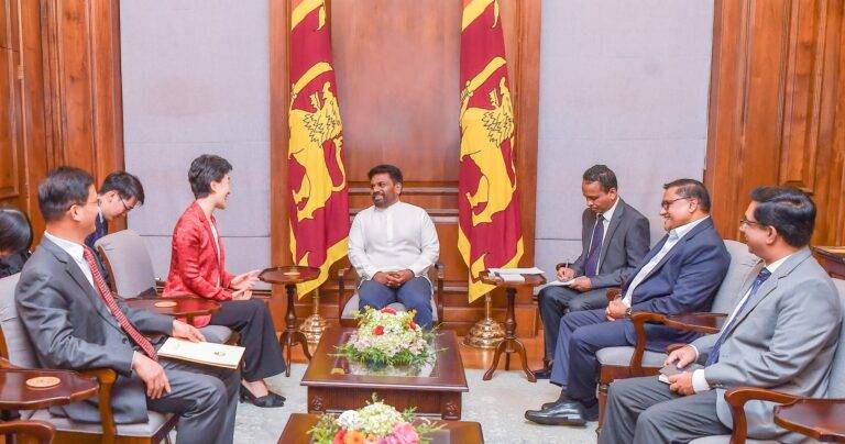 IDCPC උප අමාත්‍යවරිය ප්‍රමුඛ දූත පිරිසක්  ජනපති හමුවෙයි!