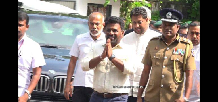 ජනපති අනුර ජන්දය දාපු හැටි!