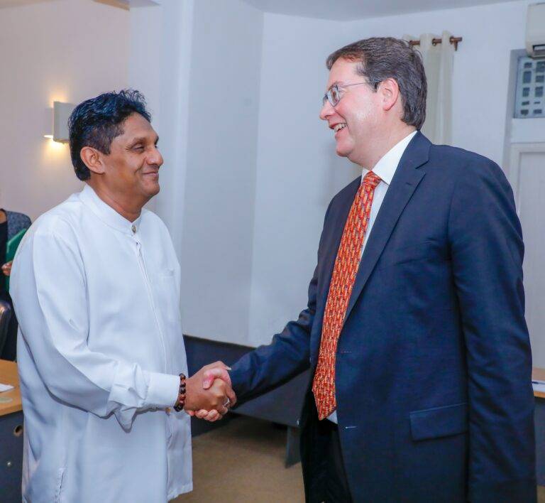 විපක්ෂ නායක සජිත් ප්‍රේමදාස සහ IMF නියෝජිත හමුවක් – ගිවිසුම වෙනස් කරන්නත් සජිත්ගෙන් ඉල්ලීමක්!(VIDEO)