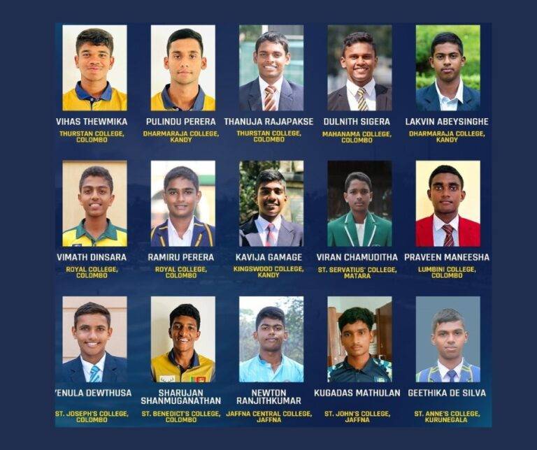 ආසියානු 19 න් පහළ තරගාවලියට ශ්‍රී ලංකාව මෙහෙයවීමේ වගකීම විහස්ට