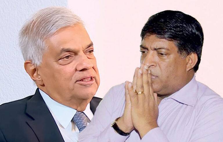 රවී ගැන කලබල වෙන්න එපා. අප්‍රේල් වෙද්දී මන්ත්‍රීකම ඉවරයි – රනිල් කියලා !