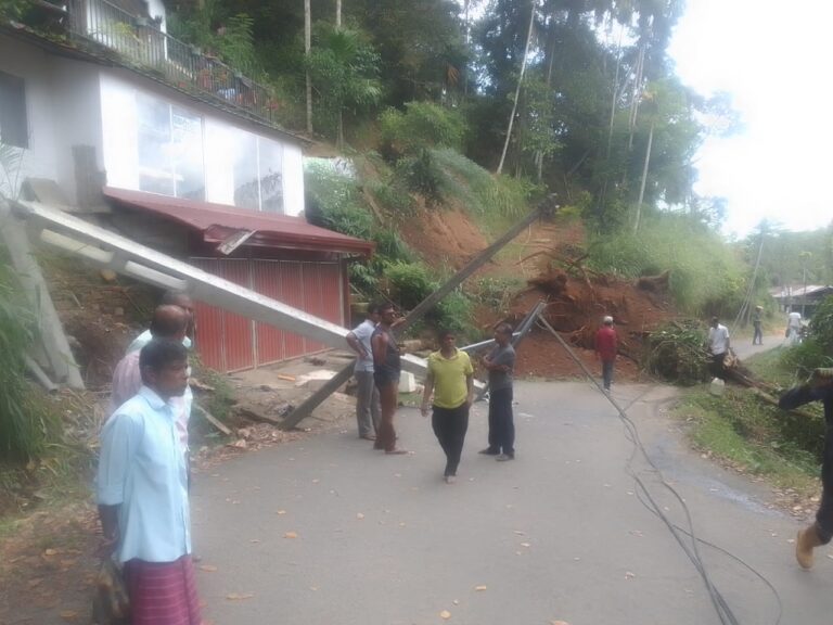 අයහපත් කාලගුණය හේතුවෙන් මහනුවරට බලපෑම්!