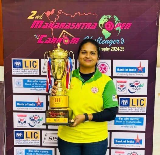 මහාරාෂ්ට කැරම් තරගාවලියේදී ලක් කතුන්ගෙන් දස්කම් – හිරුෂිට තෙවන තැන