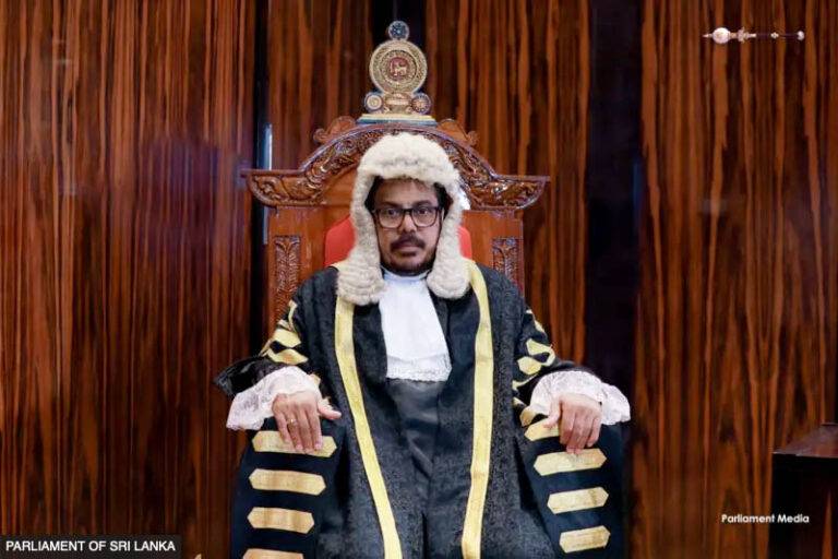 දිගු කතාවකින් පසු අවසන් තීරණය ගත් කතානායක රංවල!