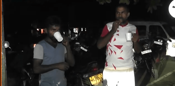 අමුතු වැඩක් කළ තඹුත්තේගම පොලීසිය!