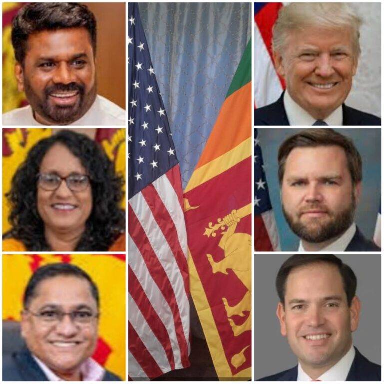 ඇමෙරිකානු ජනපති ට්‍රම්ප්ට ජනපති අනුරගේ සුබපැතුම් පණිඩිඩය තානාපති මහින්ද බාරදෙයි!