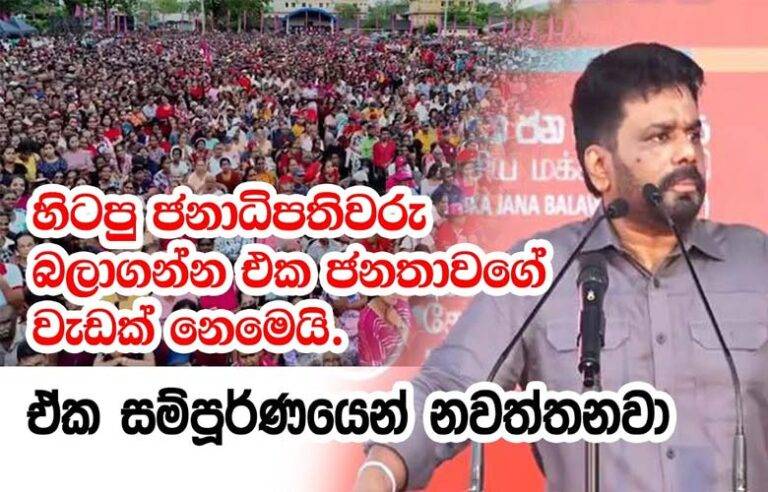 හිටපු ජනාධිපතිලාගේ වරප්‍රසාද එහෙම කපන්න බෑ – පත් කළ කමිටුව ජනපති අනුරට දැනුම් දීලා !