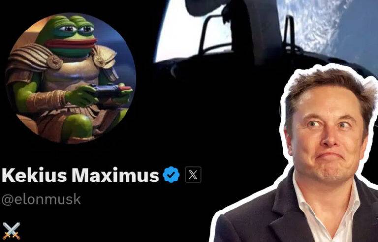 මස්ක් සිය X සමාජ මාධ්‍ය ගිණුම “කෙකියුස් මැක්සිමස්” ලෙස නම් කරයි