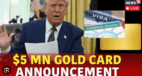 Trump ගෙන් “ගෝල්ඩ් කාඩ් “