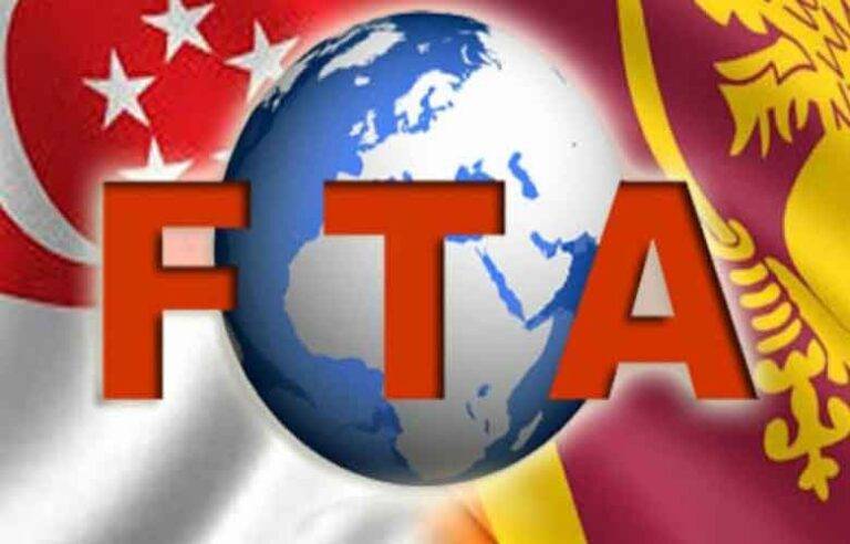 ආර්ථික සබඳතා ශක්තිමත් කරන ශ්‍රී ලංකා-සිංගප්පූරු නිදහස් වෙළඳ ගිවිසුම ක්‍රියාත්මක කිරීමට සියල්ල සූදානම්