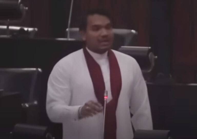 නාමල්ගෙන් ආණ්ඩුවට ස්තූතියක්!