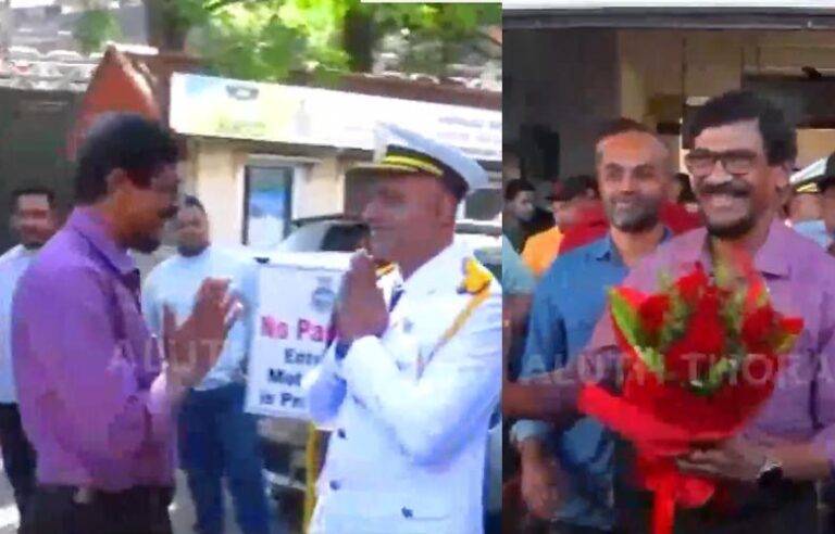 ඇල්ලේ යන්න දුම්රිය ස්ථානයට පැමිණි ටිල්වින් සිල්වාට ඉහළම පිළිගැනීමක් (VIDEO)
