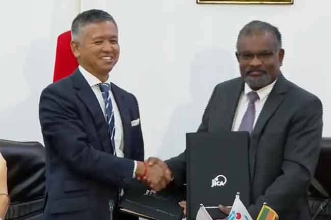 ජපන් ශ්‍රී ලංකා තවත් ගිවිසුමකට අත්සන් කෙරේ!