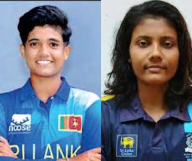 මනුදි සහ චේතනා ODI අභිෂේක ගැන්වීම චමරි සහ රුමේෂ් අතින්