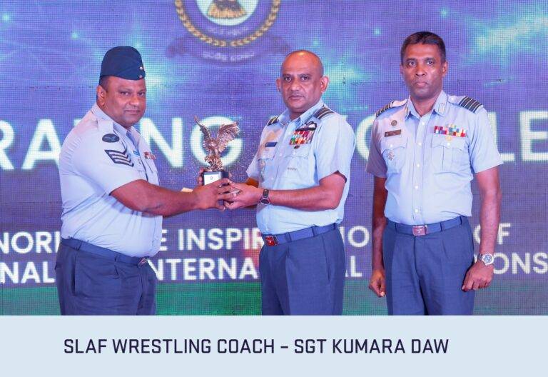 ගුවන ඉහළට එසැවූ ක්‍රීඩා තරු ඇගයේ