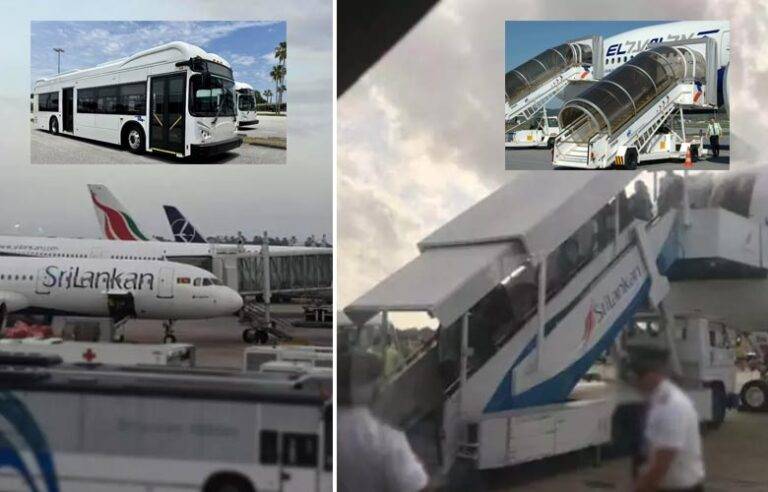 ගුවන් තොටුපලට අලුතින් බස් රථ සහ ජංගම පියගැටපෙළ මිලදී ගැනීමට තීරණයක් !