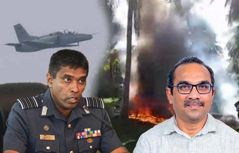 ඇමති බිමල් කියන්නේ ගුවන් යානයේ වාර්තාව ගැනයි. ගුවන් හමුදාව කියන්නේ අනතුරේ වාර්තාව ගැනයි – කැබිනට් ප්‍රකාශක