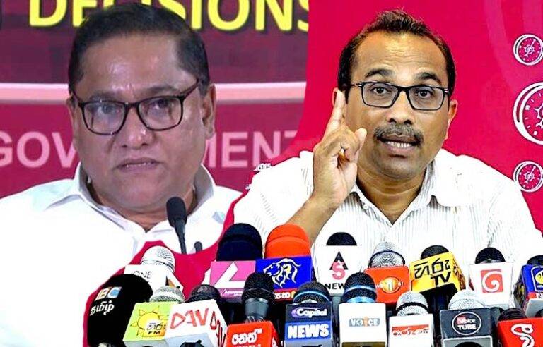 විජිතට කැපිල්ලක්ද ? බිමල් එක්ක වැඩ කරන්න බැරිද ??