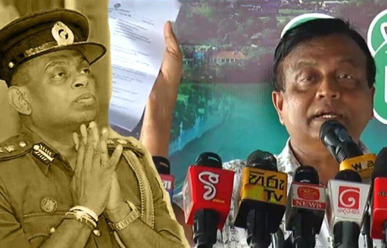 දේශබන්දු හැංගිලා හිටි තැනින් එළියට ආවේ දේපළ නිසා ?