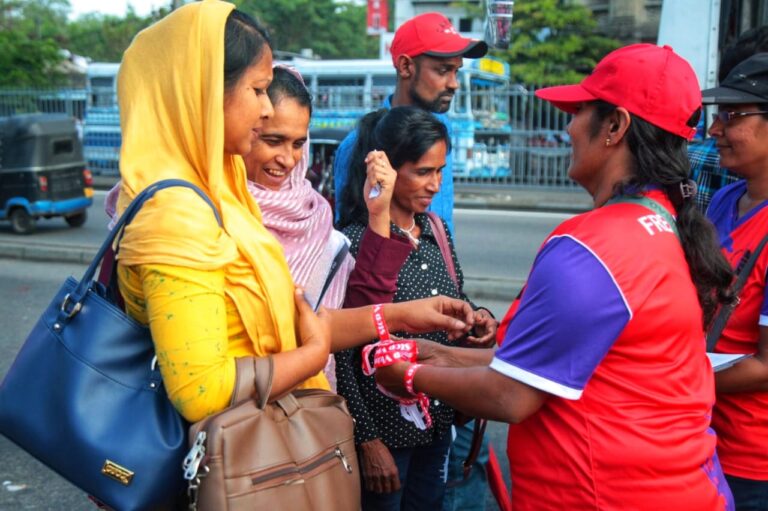 කාන්තාවන්ට හා දරුවන්ට එරෙහිව සියලු ප්‍රචණ්ඩත්වයන් පිටුදකිමු” නිදහස් උදෙසා කාන්තා ව්‍යාපාරයෙන් තවත් වැඩක්! (PHOTO STORY)