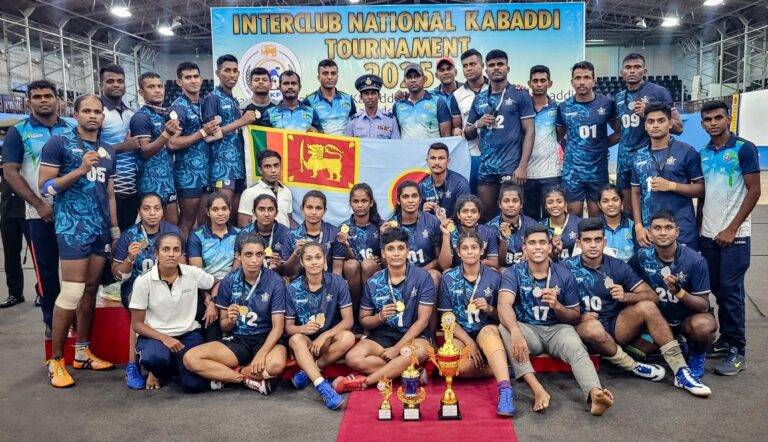 කබඩි ජාතික සූරතාවයේ වැඩි ගෞරවය ගුවන් හමුදාවට